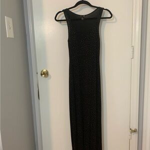 H&M Black Sheath Maxi Dress XS